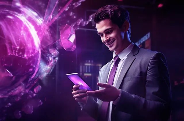 Người dùng tra cứu kết quả thắng cược trên điện thoại tại vuabet